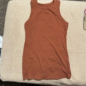 Nine West- rust color tank top.